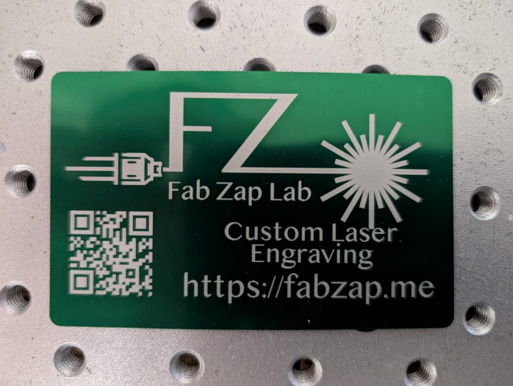 Aluminum Business Card