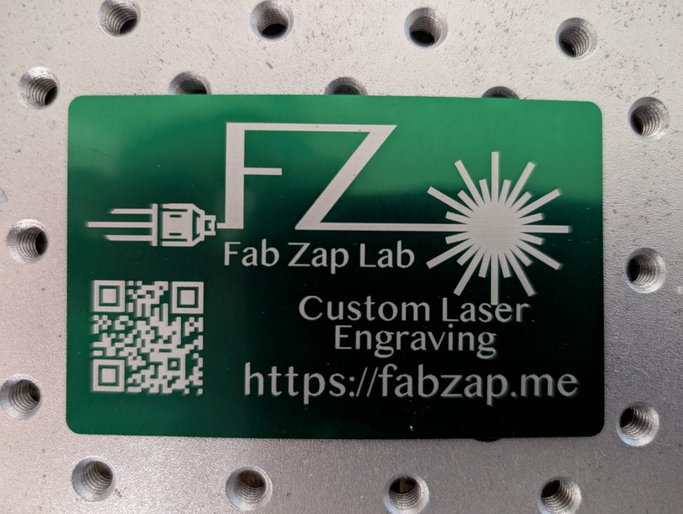 Aluminum Business Card